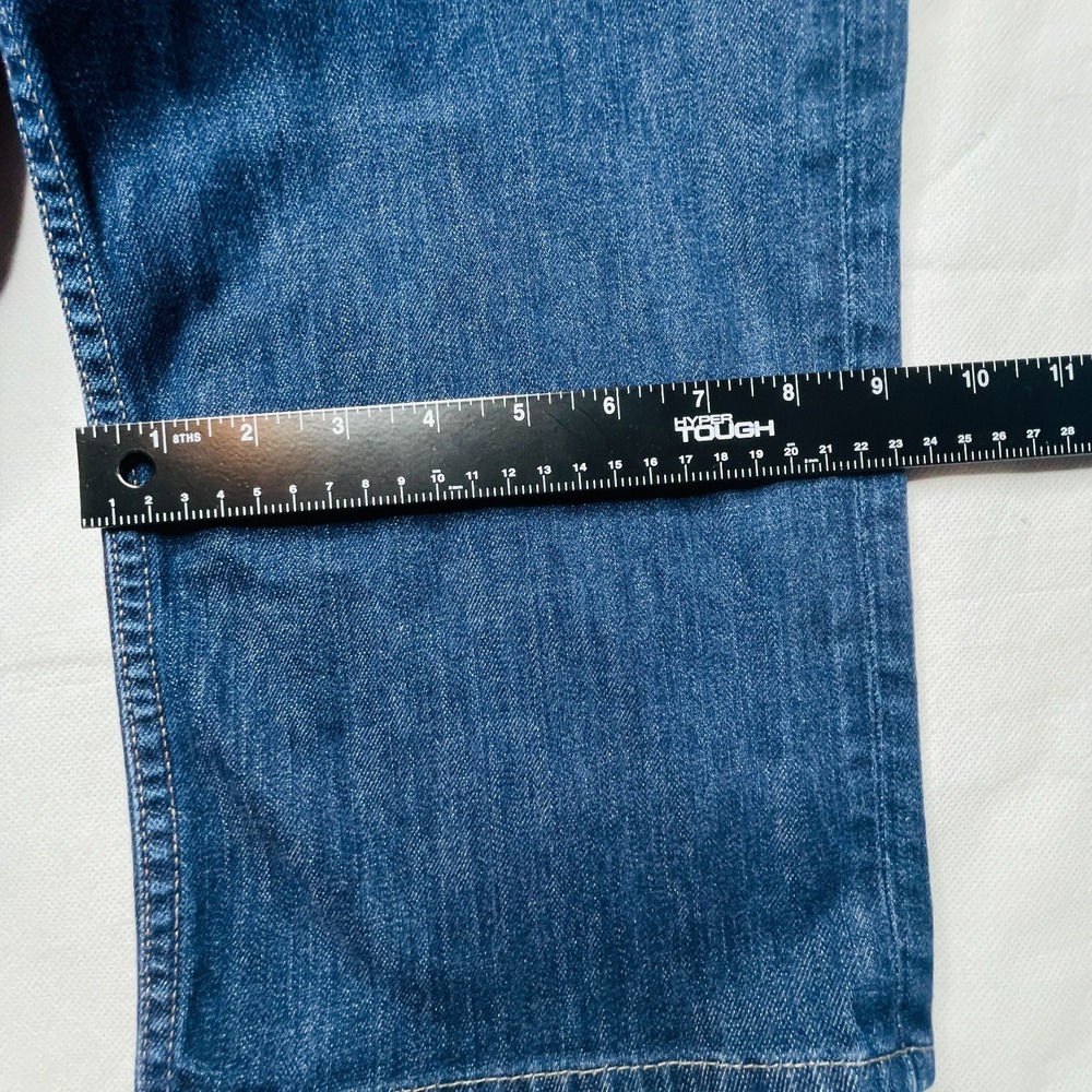 Bonobos Jeans Mens 40x32 Straight Leg USA Made Selvedge Dark Wash Denim - Picture 9 of 16